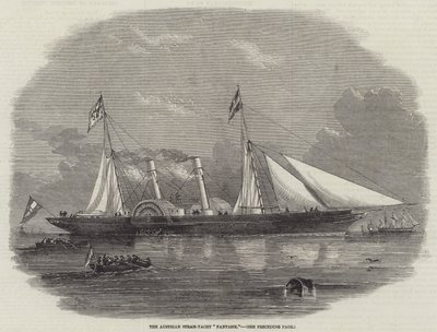 De Oostenrijkse Stoomjacht Fantasie door Edwin Weedon