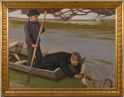 De doop van de eunuch door Eero Järnefelt