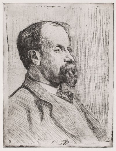 Portret van Juhani Aho door Eero Järnefelt