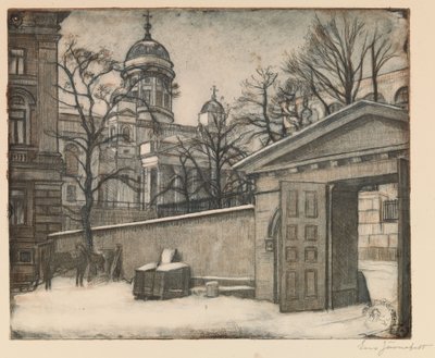 Sint-Nicolaaskerk door Eero Järnefelt
