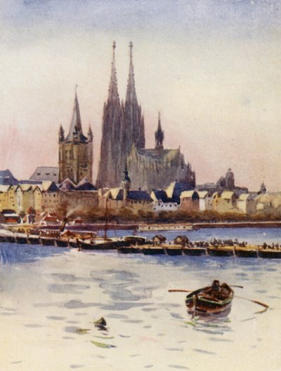 De Rijn: Bij het verlaten van Keulen door Effie Jardine