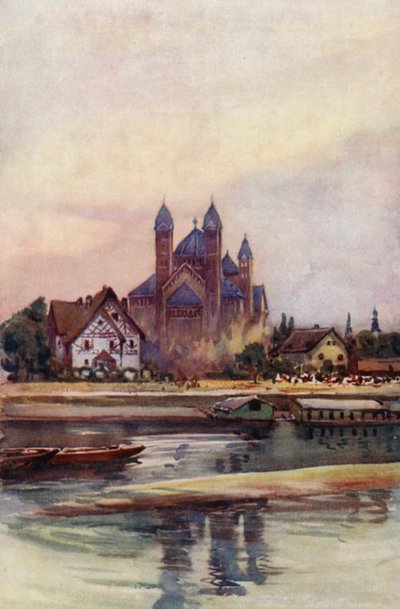 De Rijn: Speyer, Spires door Effie Jardine