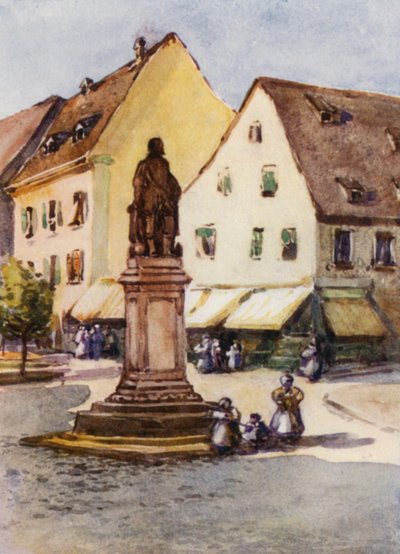 De Rijn: Standbeeld van Sir Francis Drake, Offenburg door Effie Jardine