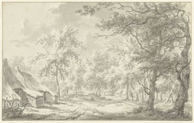 Boerderijen te Eext (Drenthe) door Egbert van Drielst