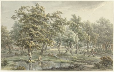 Landschap in Eext (Drenthe) door Egbert van Drielst