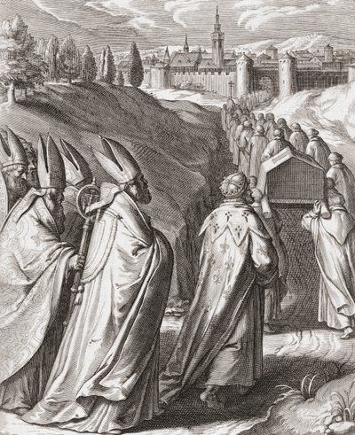 Begrafenisstoet van St. Thomas van Aquino door Egbert van Panderen