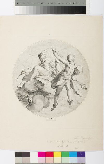 Juno (gravure) door Egbert van Panderen