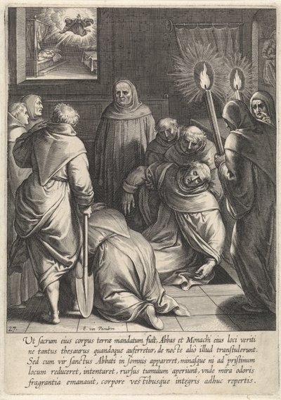 Opgraving van het lichaam van Thomas van Aquino door Egbert van Panderen