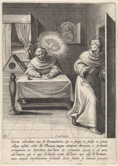 Thomas van Aquino en Bonaventura door Egbert van Panderen