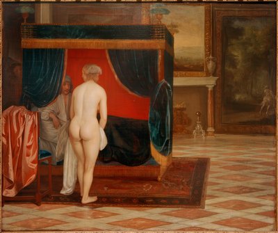 De vrouw van Kandaules ontdekt de verborgen Gyges door Eglon Hendrik van der Neer
