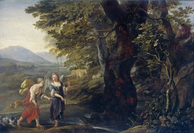 Tobias en de Engel door Eglon van der Neer