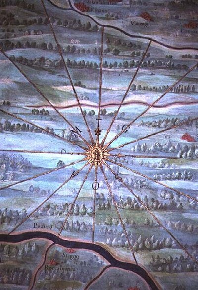 Zonnestralen (detail) door Egnazio Danti