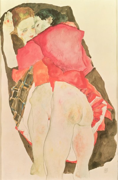 Liefhebbers door Egon Schiele