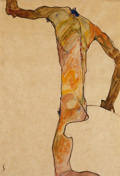 Mannelijk Naakt door Egon Schiele