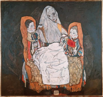 Moeder met haar twee kinderen, III door Egon Schiele