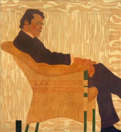 Portret van de schilder Hans Massmann door Egon Schiele
