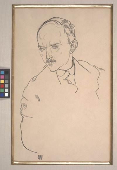 Portret van Guido Arnot door Egon Schiele