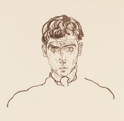Portret van Paris von Gütersloh door Egon Schiele
