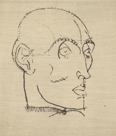 Portret van een man, 1914 door Egon Schiele