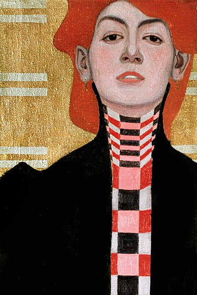 Portret van een vrouw, 1909 (detail) door Egon Schiele
