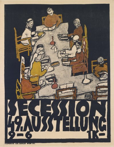 Secession 49. tentoonstelling, 1918 door Egon Schiele