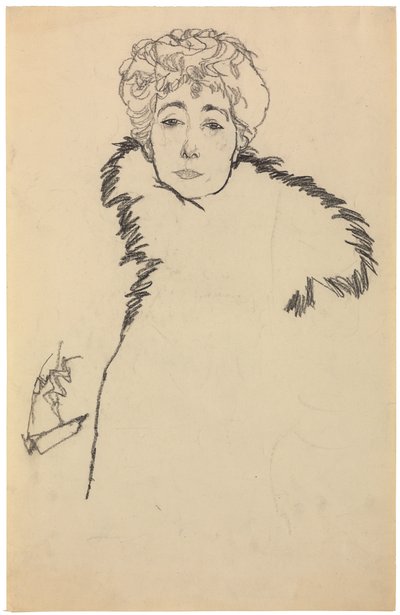 Serena Lederer, 1917 door Egon Schiele