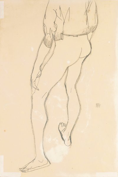Staande Mannelijke Naakt, 1913 door Egon Schiele