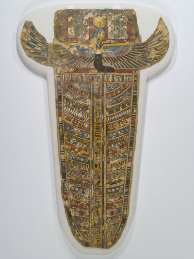 Beschilderde mummiebedekking (schort), 305-30 v.Chr. door Egyptian