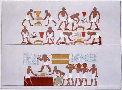 Werkplaats van de Rothennou-goudsmeden - facsimile van de fresco