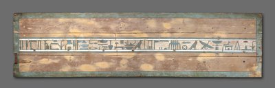 Deksel van de kist van Senbi, Middenrijk, ca. 1918-1859 v.Chr. door Egyptian 12th Dynasty