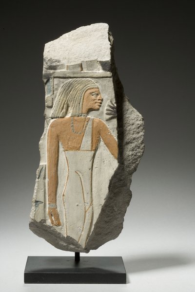 Reliëffragment, 1980-1801 v.Chr. (kalksteen) door Egyptian 12th Dynasty