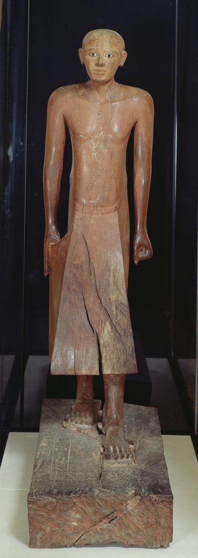 Statuette van Nakhti, kanselier tijdens het bewind van Sesostris I (ca. 1956-ca. 1911 v.Chr.) uit Assiut, Middenrijk, ca. 1934-1898 v.Chr. door Egyptian 12th Dynasty