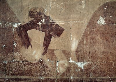 Voedsel uitwisselen, (detail) door Egyptian 18th Dynasty