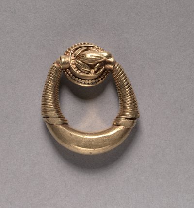 Vingerring met kikker, c.1353-37 v.Chr. door Egyptian 18th Dynasty
