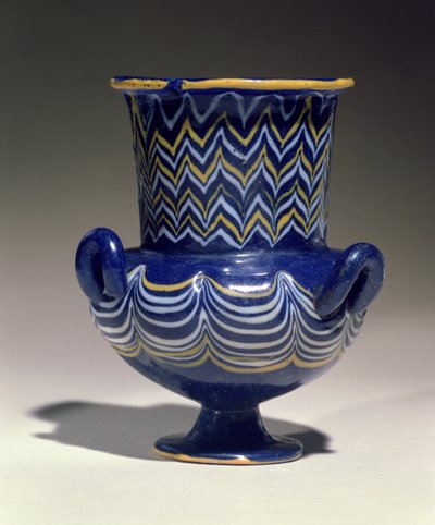 Krateriskos, uit Saqqara, Nieuwe Koninkrijk door Egyptian 18th Dynasty