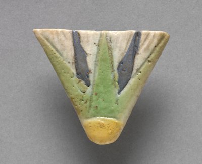 Lotusbloem Halsketting Terminal, ca. 1391-1337 v.Chr. door Egyptian 18th Dynasty
