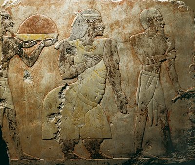 Koningin van Punt, detail door Egyptian 18th Dynasty