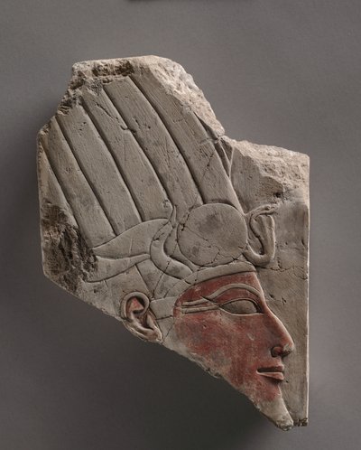 Reliëf van Hatsjepsoet of Thoetmosis III, 1479-1425 v.Chr. door Egyptian 18th Dynasty