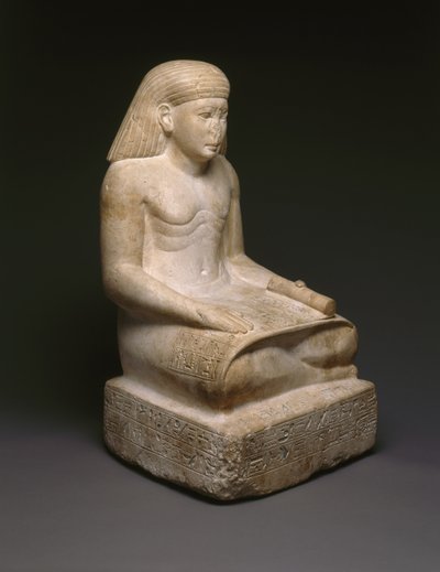 Schrijverstandbeeld van Amunhotep, zoon van Nebiry door Egyptian 18th Dynasty