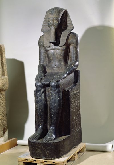 Standbeeld van Amenophis III (c.1391-1353 v.Chr.) uit Tanis, Nieuwe Koninkrijk door Egyptian 18th Dynasty
