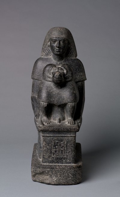 Standbeeld van Minemheb, ca. 1391-1353 door Egyptian 18th Dynasty