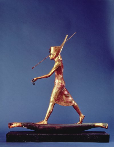 Toetanchamon de Harpoenier, uit het graf van Toetanchamon door Egyptian 18th Dynasty