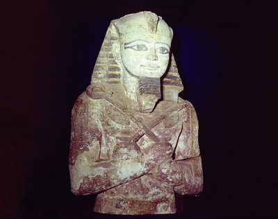 Kolossus van Ramses II (1279-1213 v.Chr.) (detail) door Egyptian 19th Dynasty