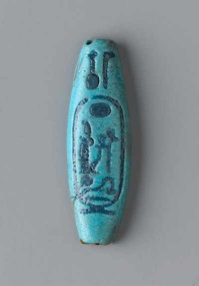 Langwerpige ovale kraal, Nieuw Koninkrijk door Egyptian 19th Dynasty