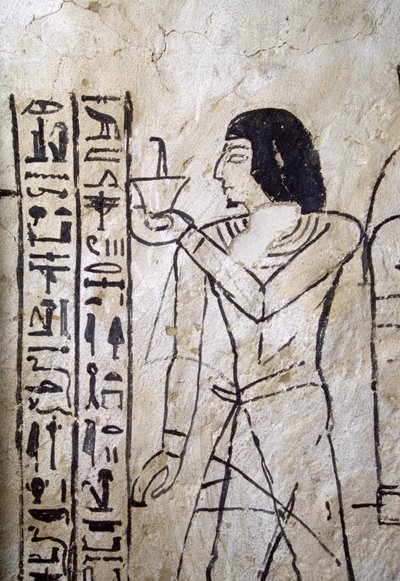 Afbeelding van het dodenboek, graf van Nakhtmin, Abusir, Egypte, Egyptische beschaving, Nieuwe Rijk, Dynastie XIX door Egyptian 19th Dynasty