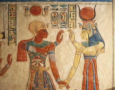 Egypte, Luxor, Oud Thebe, Vallei der Koninginnen, Amonherkhopeshaf