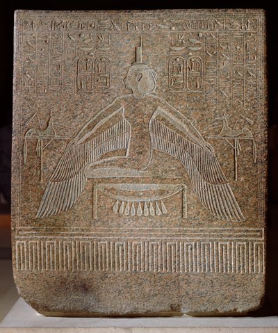Isis Pterophor, uit de sarcofaag van Ramses III door Egyptian 20th Dynasty