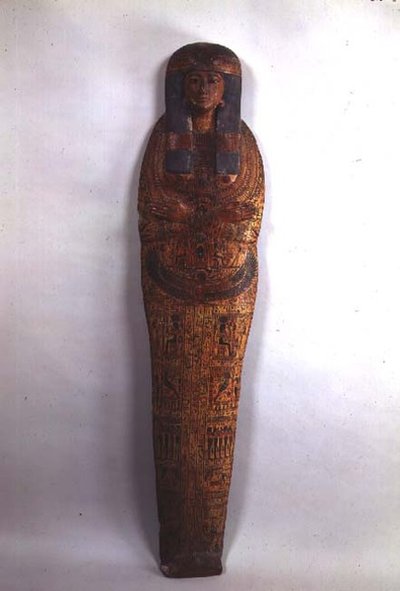 Sarcophagus kist van de zanger Tentamon, Derde Tussenperiode door Egyptian 21st Dynasty
