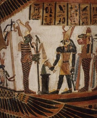 Osiris (detail) door Egyptian 22nd Dynasty
