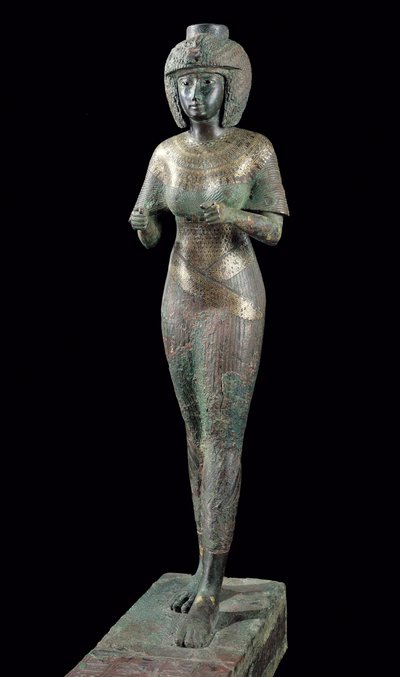 Standbeeld van de Goddelijke Aanbidster Karomama, Derde Tussenperiode door Egyptian 22nd Dynasty
